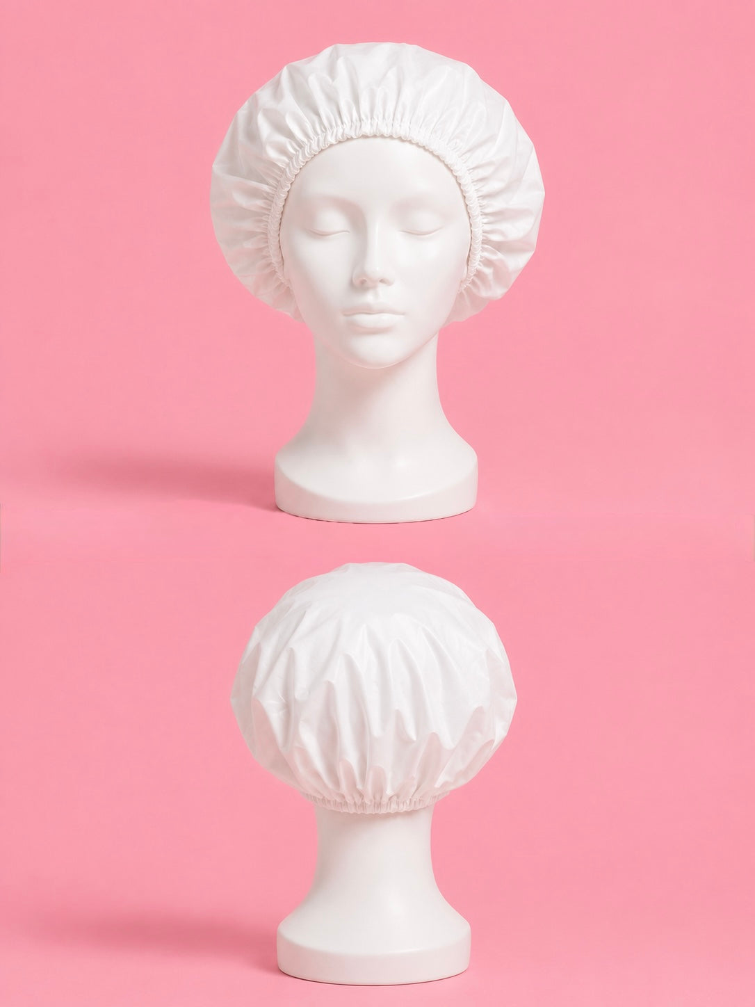 Shower cap white